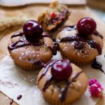 receta-de-muffins-de-chocolate-y-cereza-en-freidora-sin-aceite